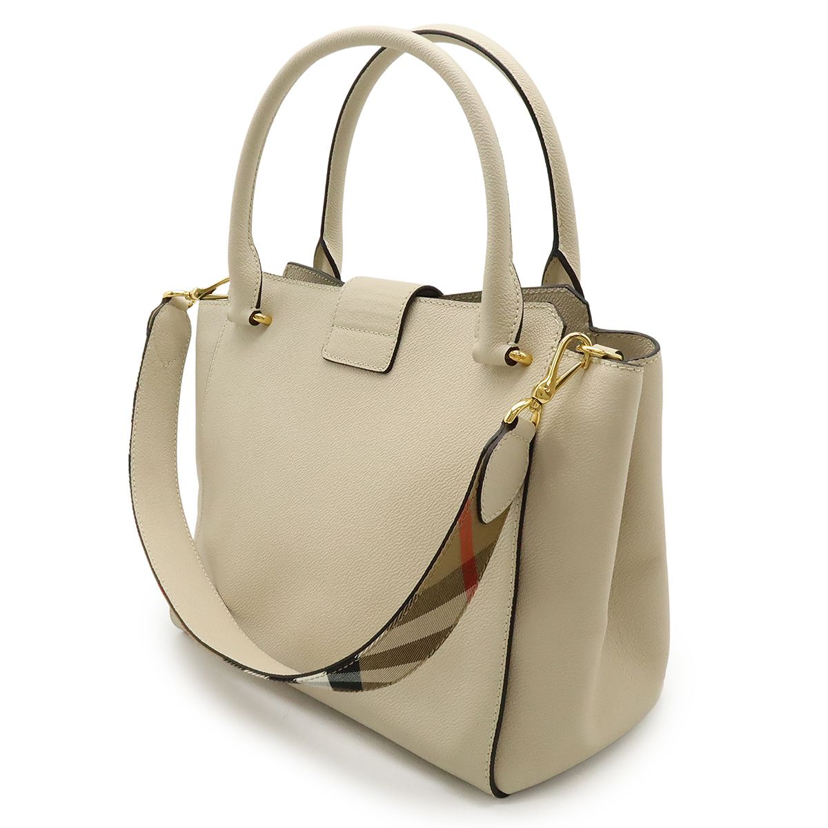 【希少・ハウスチェック】バーバリー ハンドバッグ ショルダーバッグ 2way BURBERRY（バーバリー） 未使用 ベビー バナー ハウスチェック 2WAY