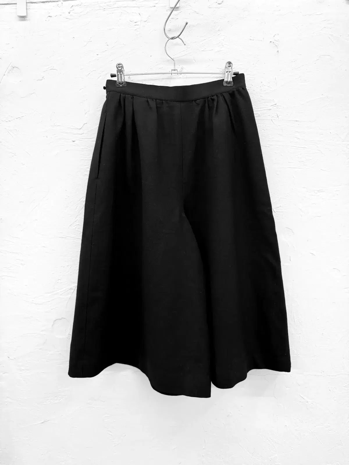 ウールキュロットパンツ