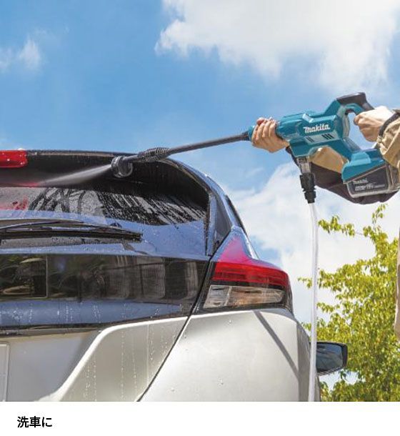 洗車セット マキタ 充電式洗浄機 A 78835 78857 セット ホイール用ブラシ アングルノズル 18 V 2 4 Mpa 常用 水道 自吸 自吸機能付 バッテリ 充電器 別売 makita 車 バイク 洗車 高圧洗浄機本体 高圧洗浄機