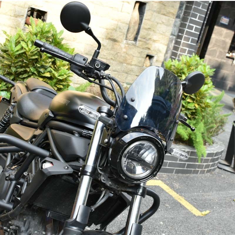 カワサキ エリミネーター500 23 25年対応 フロントウインドシールド 風防スクリーン バイク用 防風 飛び石対策 選べる 簡単取付