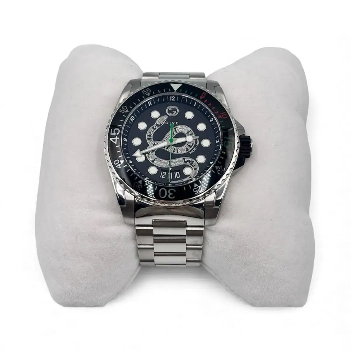 グッチ キングスネーク DIVE メタル ウォッチ 25年