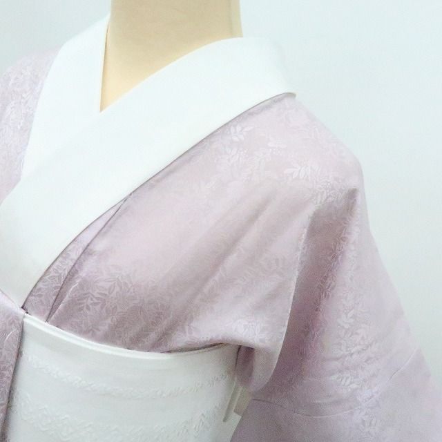 百華❀Y4193◇美品未着用 単衣 正絹 袖無双 仕付け糸・半襟・居敷当て