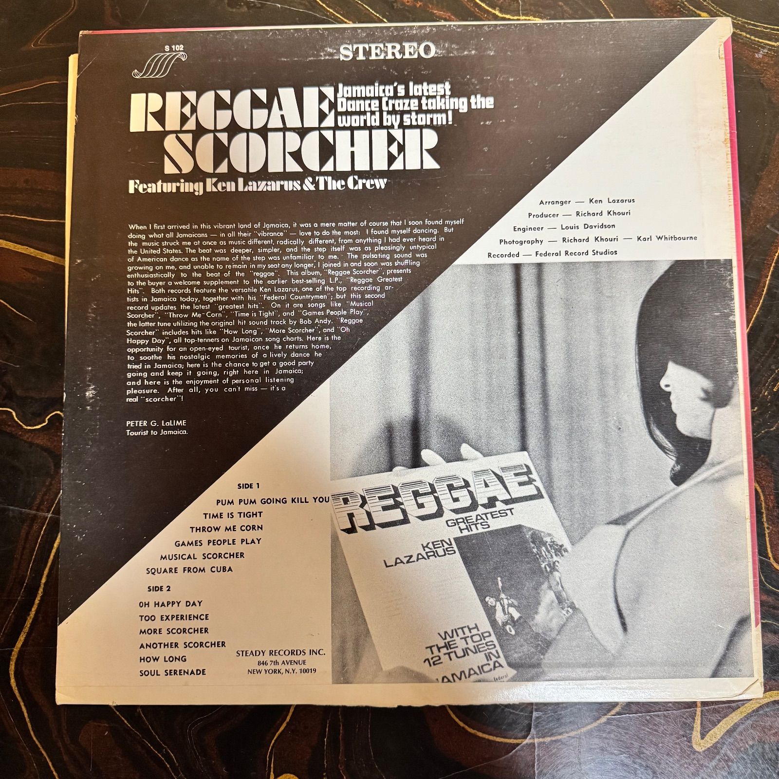 Ken Lazarus & The Crew☆Reggae Scorcher☆レゲエ☆スカ☆カナダ盤LP