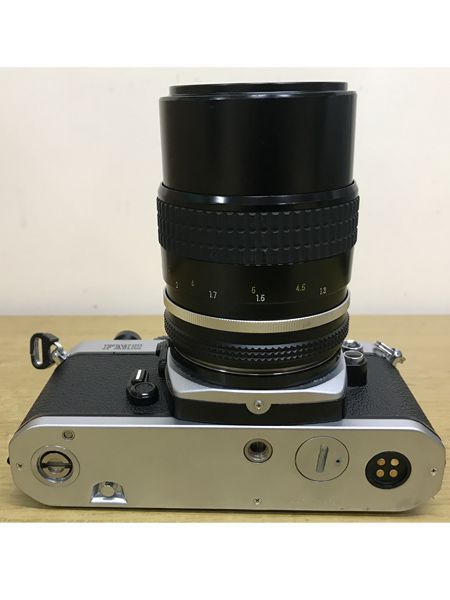 NIKON ニコン FM2 ボディ、NIKKOR 135mm 1:3.5 レンズ カメラ ジャンク