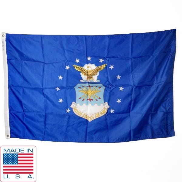 US AIR FORCE アメリカ空軍 軍旗 92 cm 148 ナイロン アメリカ製 USAF ANNIN CO ディスプレイ 店舗什器 D 128