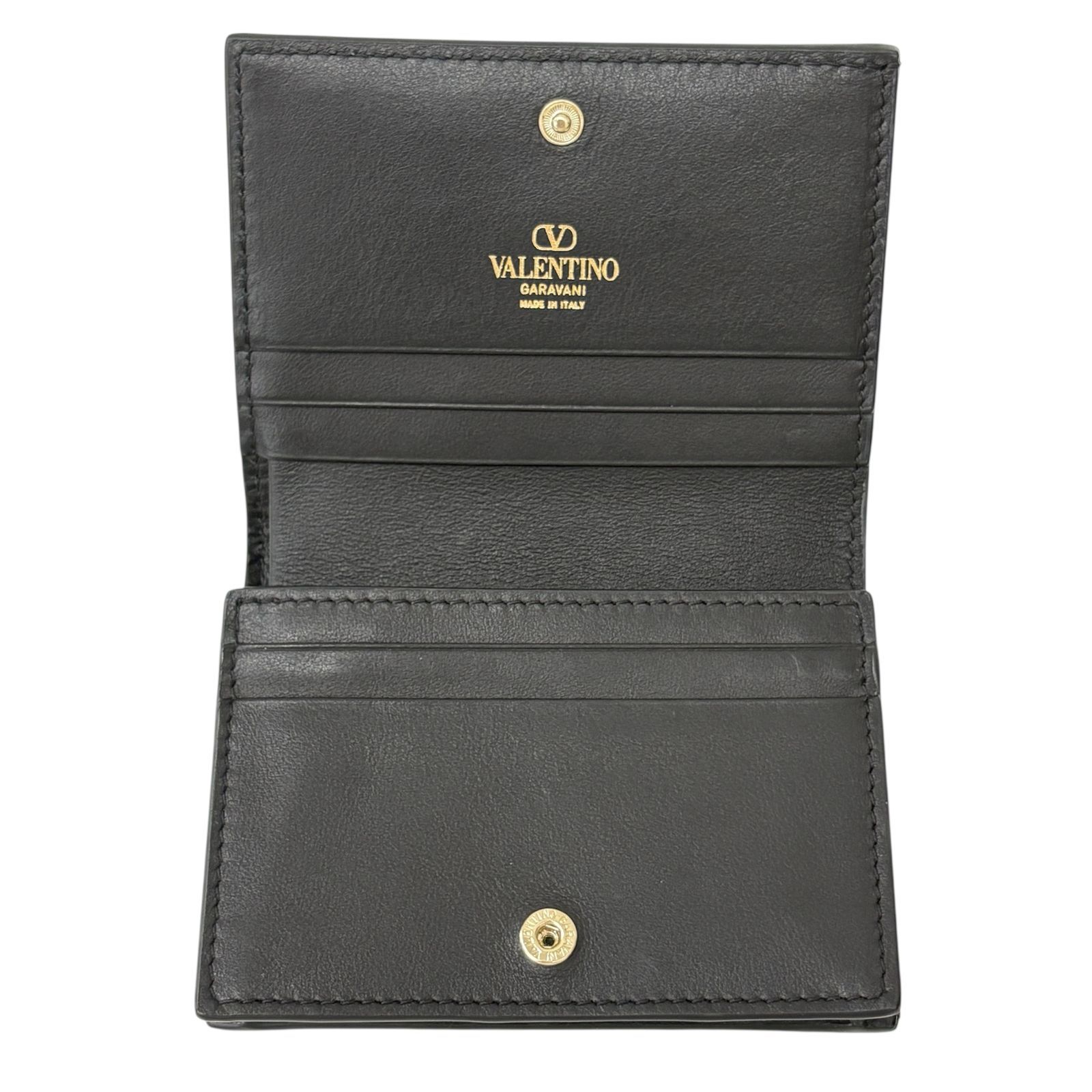 VALENTINO GARAVANI ヴァレンティノガラヴァーニ】 美品 Vロゴ 二 