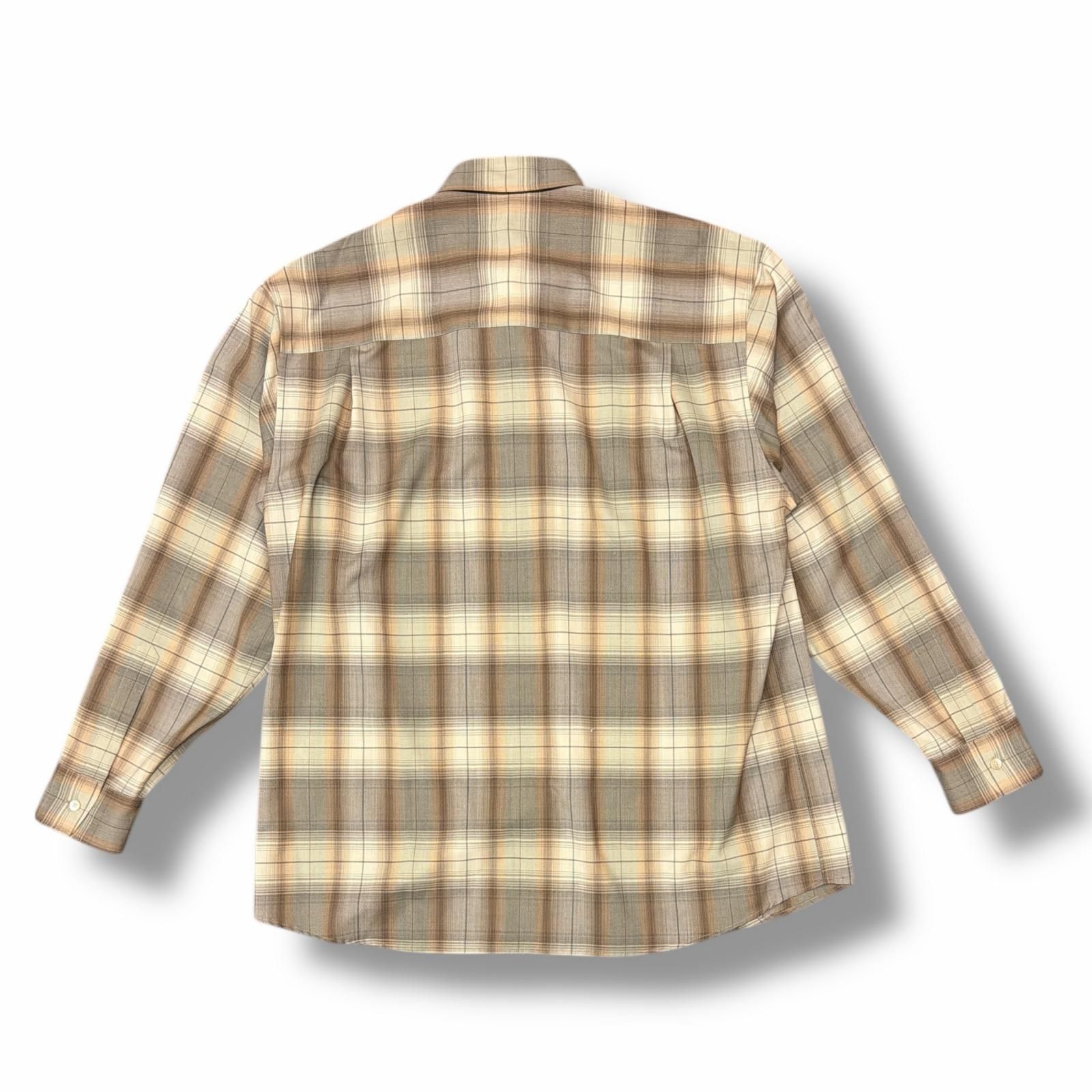 参考上代49500円 未使用 AURALEE 25SS SUPER LIGHT WOOL CHECK SHIRT