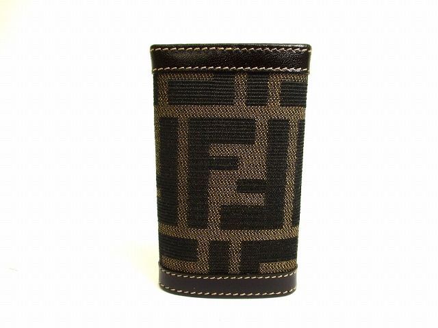 フェンディ FENDI ズッカ キャンバス ゴールド金具 6連 キーケース キーリング メンズ レディース