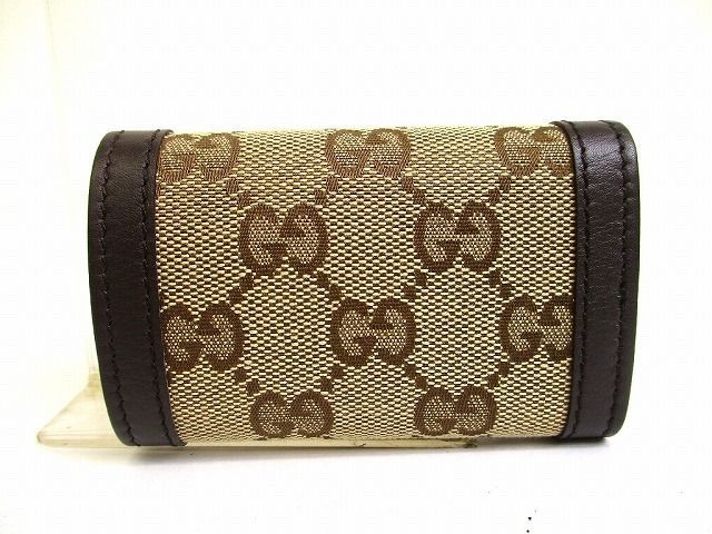 グッチ GUCCI GGキャンバス インターロッキングG 6連 キーケース キーリング メンズ レディース