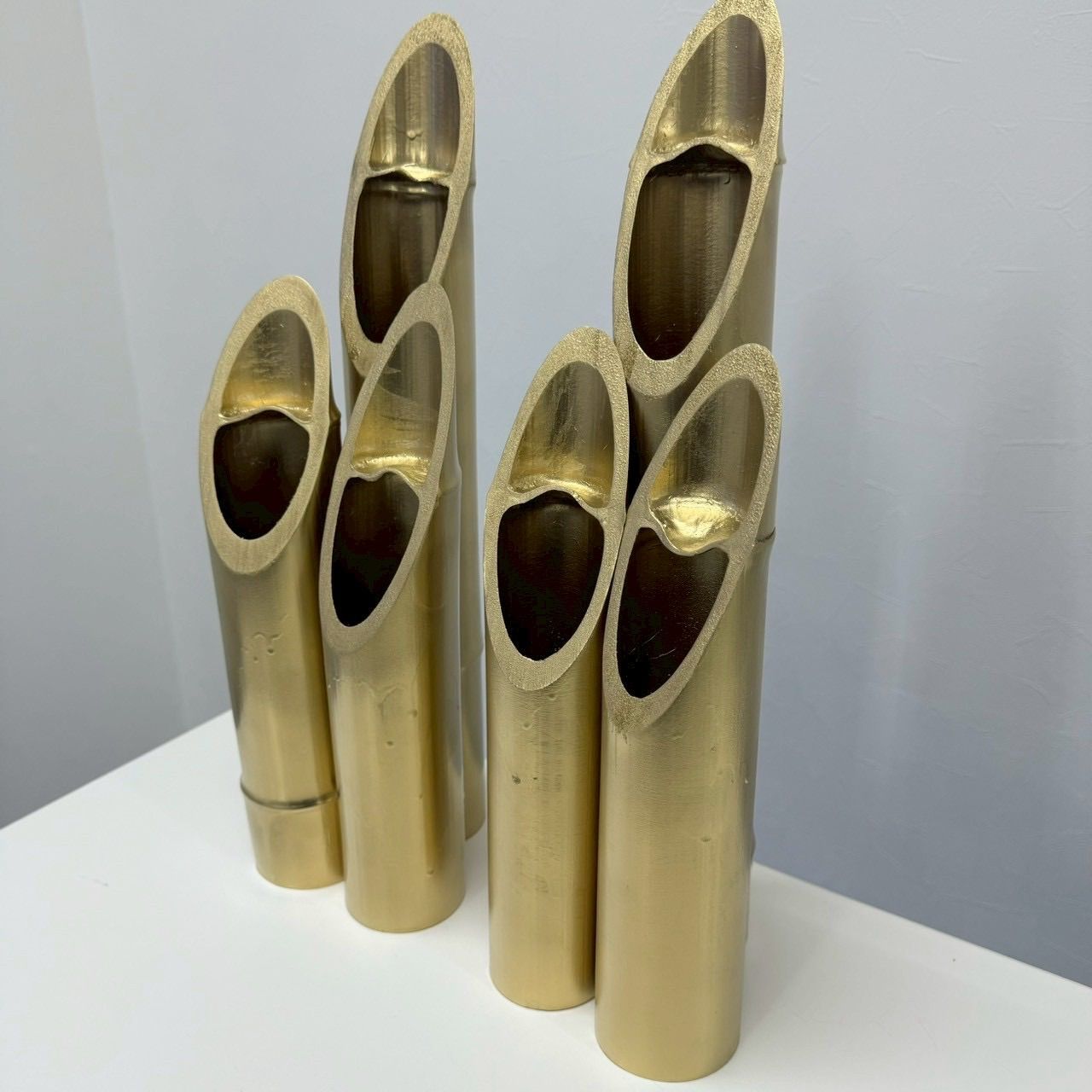 門松 天然 竹 6本 お買い得セット （＾∇ 門松 天然竹 ゴールド 6本セット - メルカリ