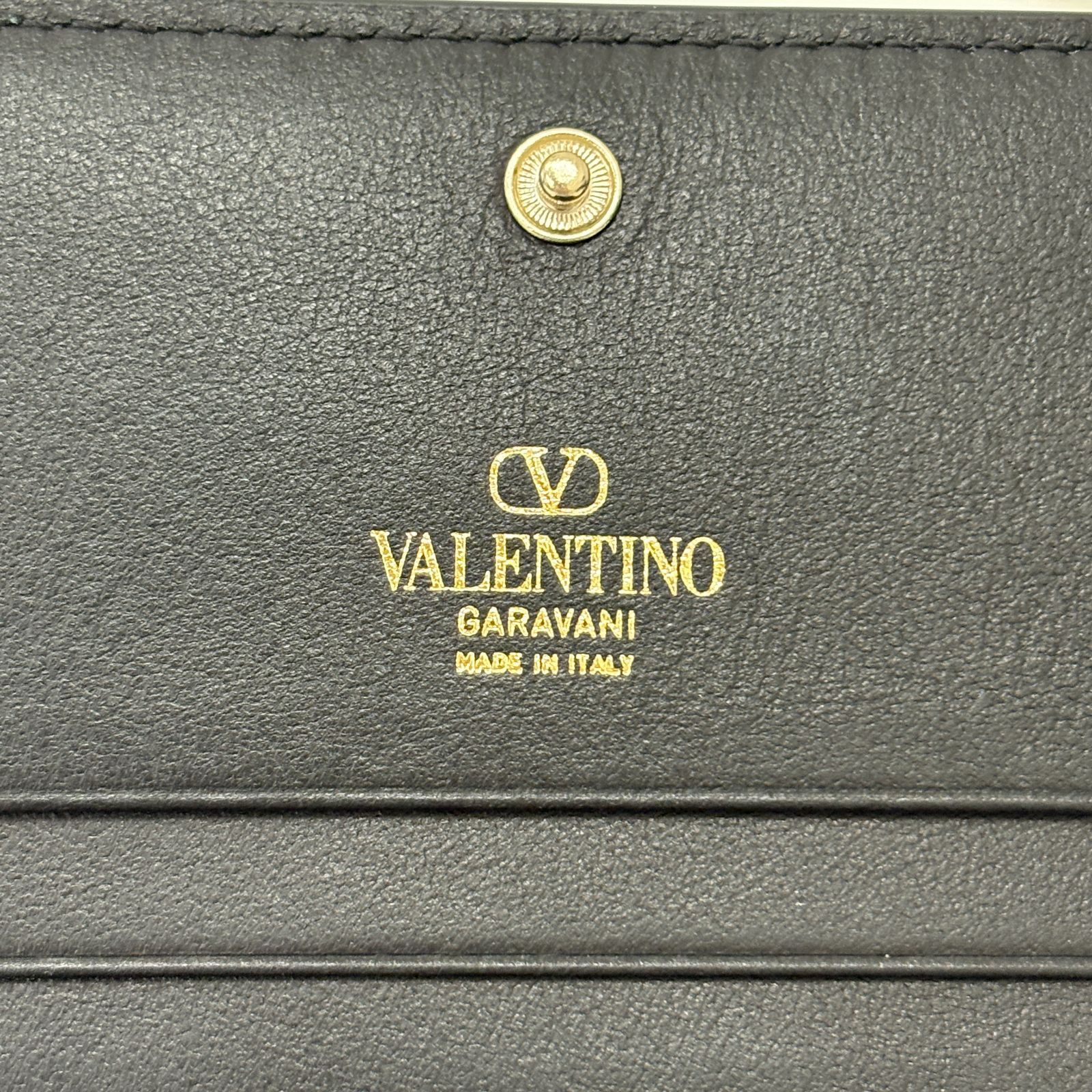 VALENTINO GARAVANI ヴァレンティノガラヴァーニ】 美品 Vロゴ 二 