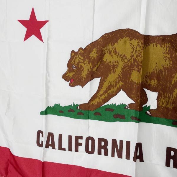 カリフォルニア州旗 85 cm×151 cm アメリカ合衆国 フラッグ ガレージ インテリア ディスプレイ 背景 スタジオ D 138