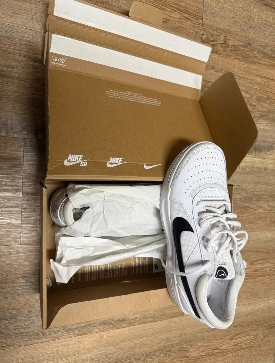 ナイキ ズームコート 白 テニスシューズ 260