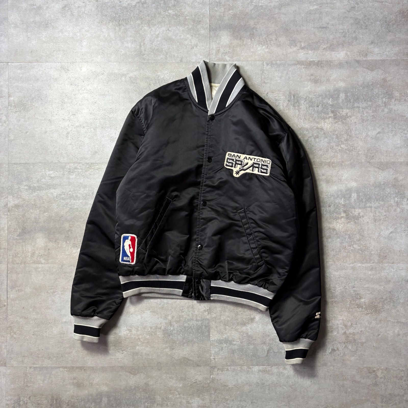 starter NBA San Antonio SPURS スタジャン ナイロン 中綿 L USA製 