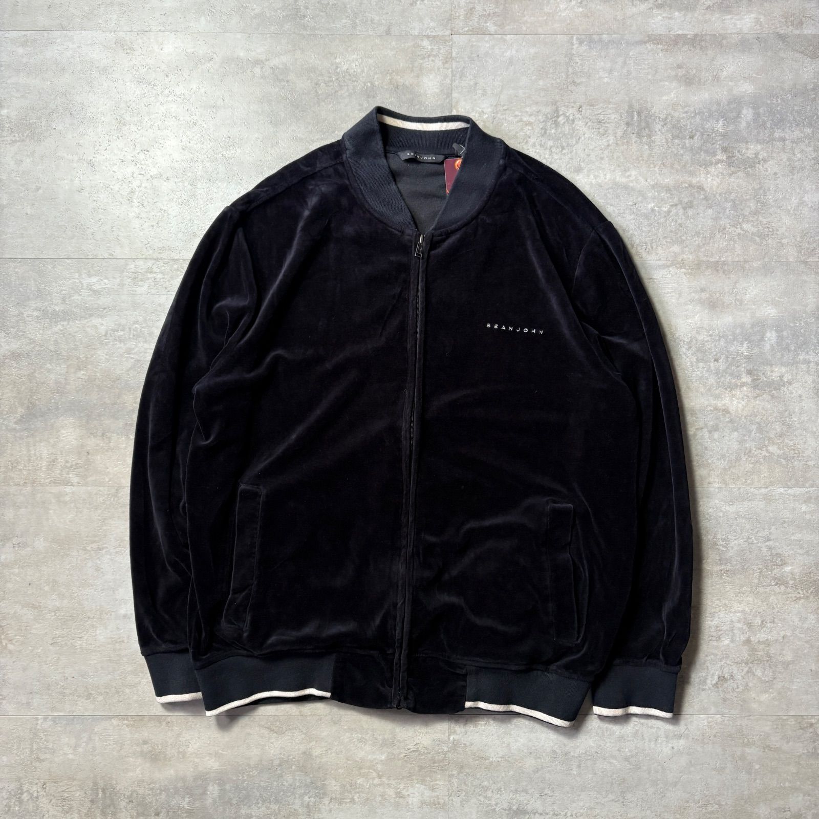 sean john ブラックベロア トラックジャージ XL B系 hiphop - メルカリ