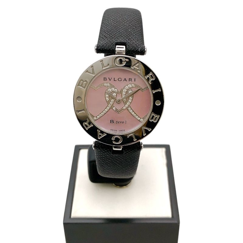 ブルガリ BVLGARI B-zero 1 ピンクシェル BZ 30 S ピンク ステンレススチール ユニセックス 腕時計