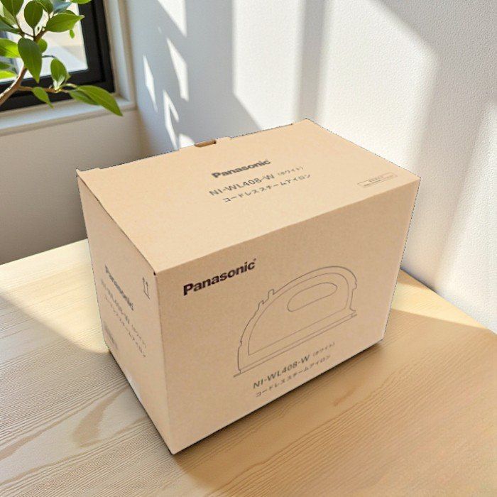Panasonic パナソニック スチームアイロン NI WL 408 W コードレス Wヘッド シルバーチタン 脱臭 除菌 衣類ケア