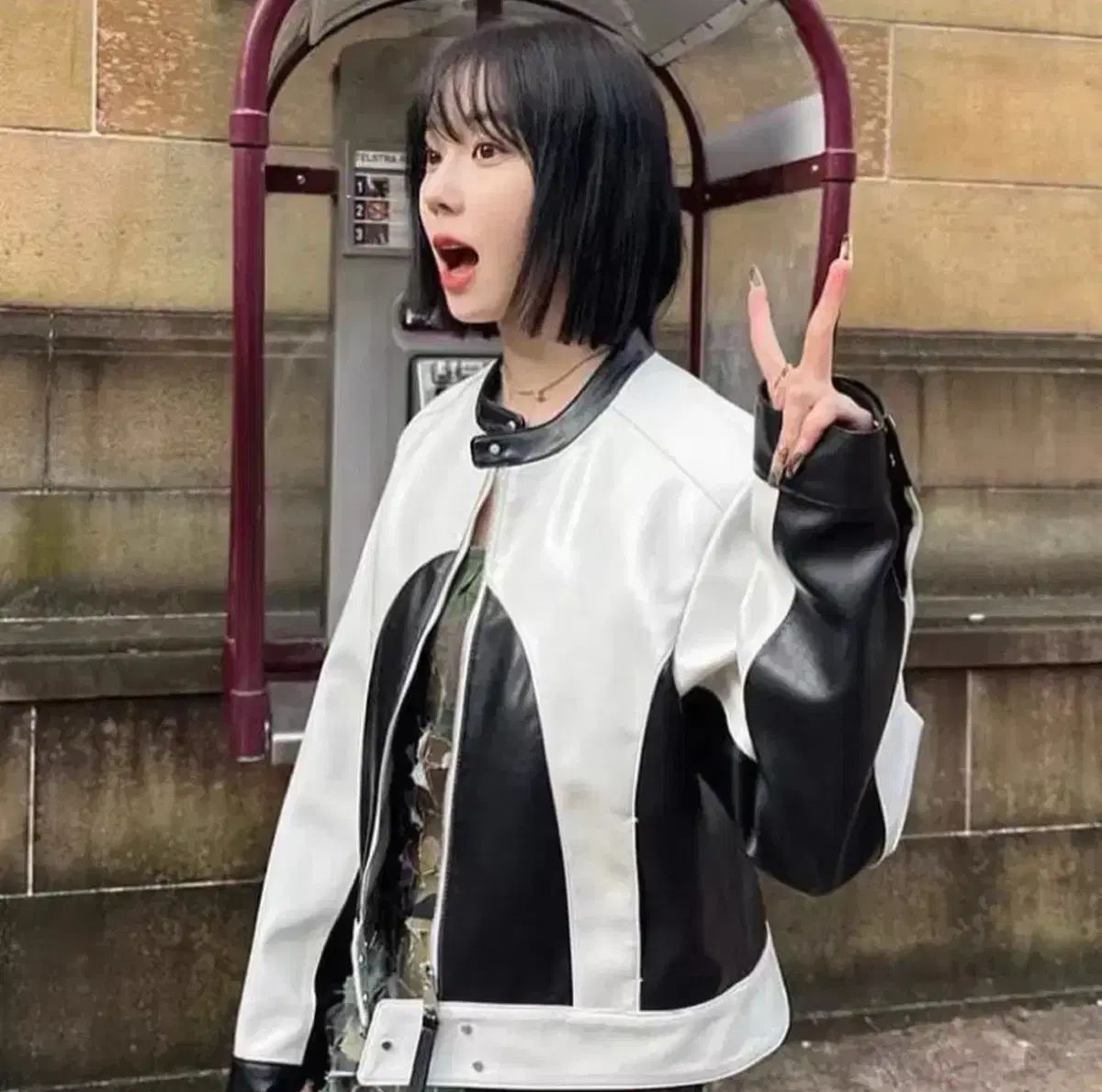 デビーファー ウィンター ジェニ バイカー ジャケット