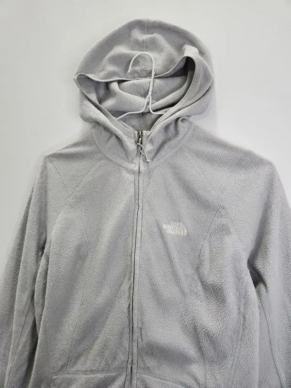 THE NORTH FACE ザノースフェイス ライトグレー フード フリース