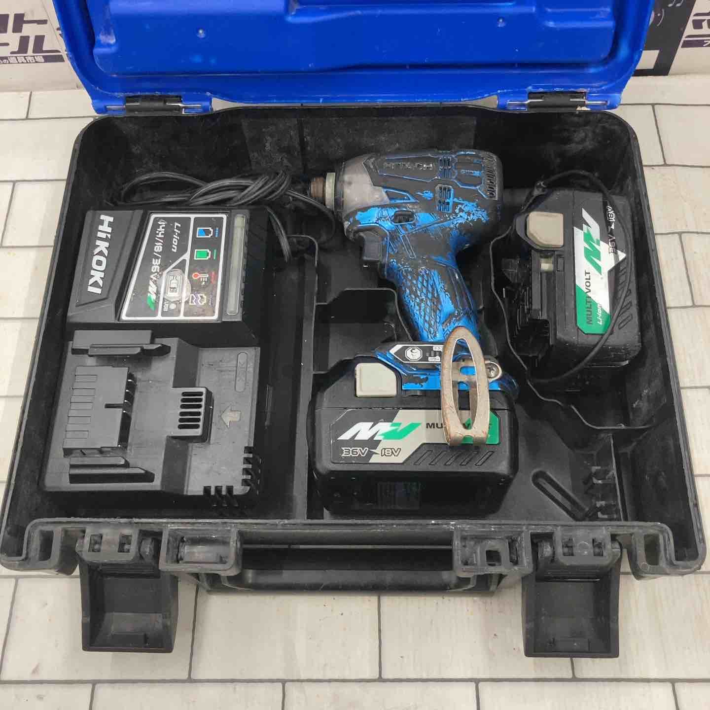 買取実績HIKOKI マルチボルト（36V）コードレスインパクトドライバ 