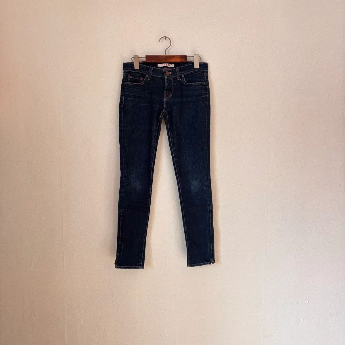 J ジェイブランド 26 スリム ジッパー スキニージーン デニム USA ストレッチ アメリカ