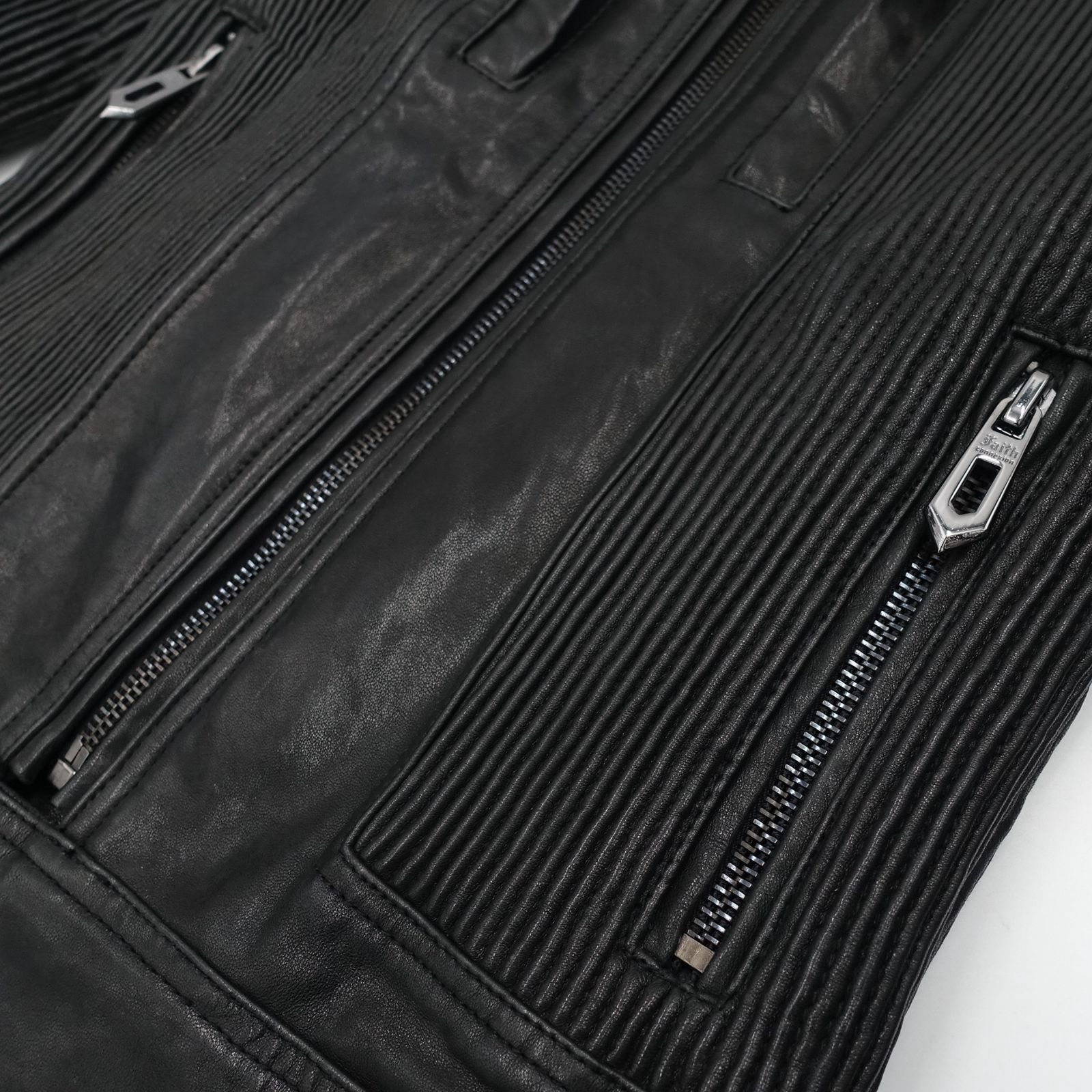 FAITH CONNEXION レザージャケット Sサイズ ブラック 黒 ライダース