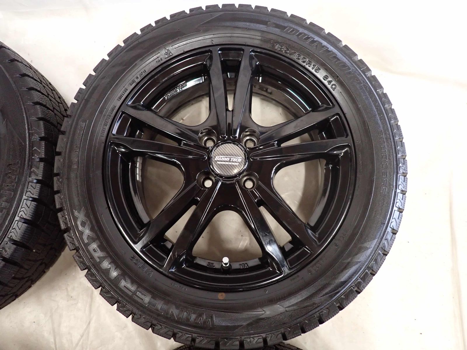  冬 4本SET 会社宛 185 60 R 15 5 J 84 Q ダンロップ WINTER MAXX WM 02 製 アルミ アクア フィット スイフト NO F 6512 15インチ タイヤ ホイールセット