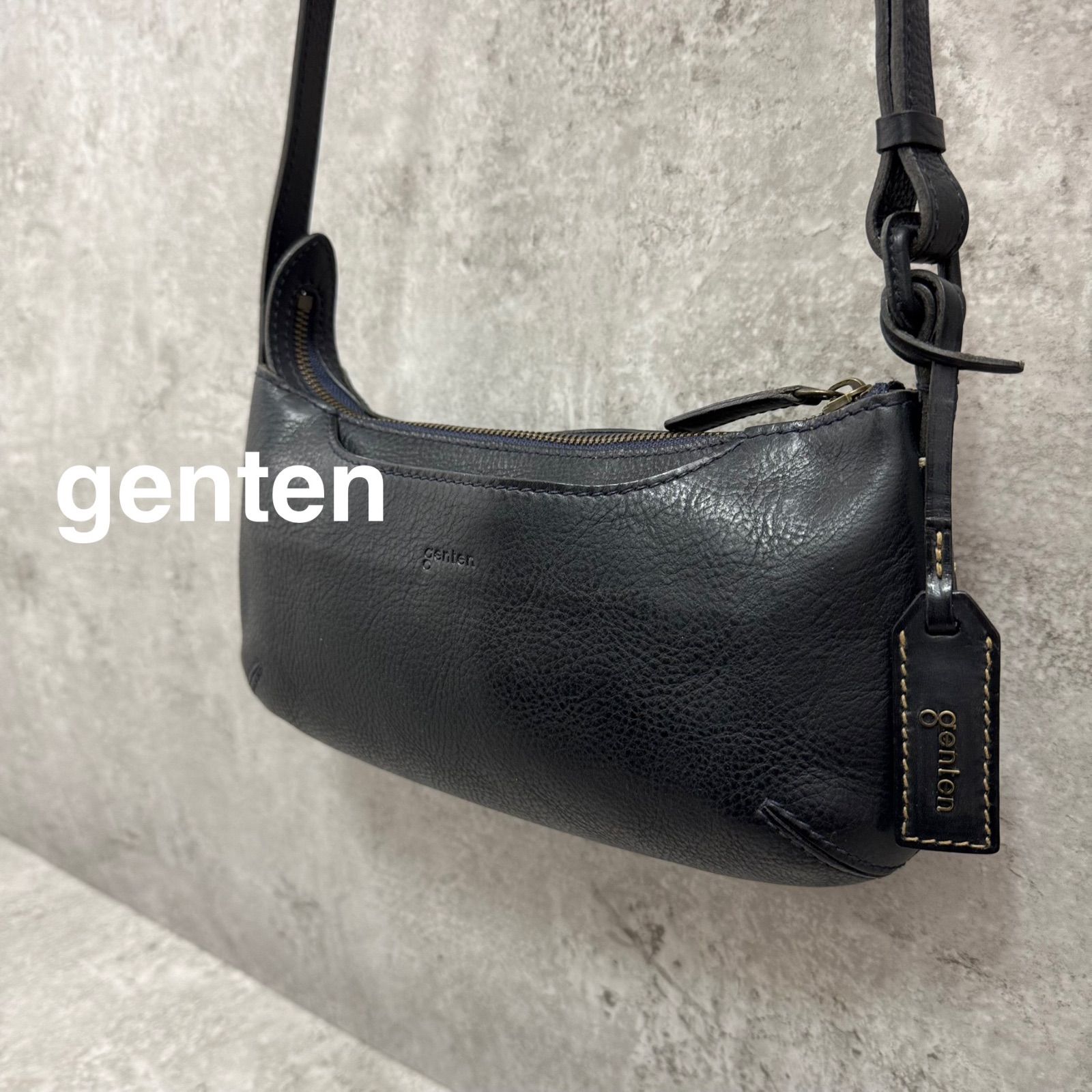 極美品】genten ゲンテン トスカ コンパクトショルダーバッグ 