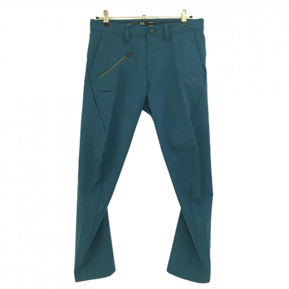 超美品】オークリー パンツ ブルーグリーン 複数ポケット ティー装着可