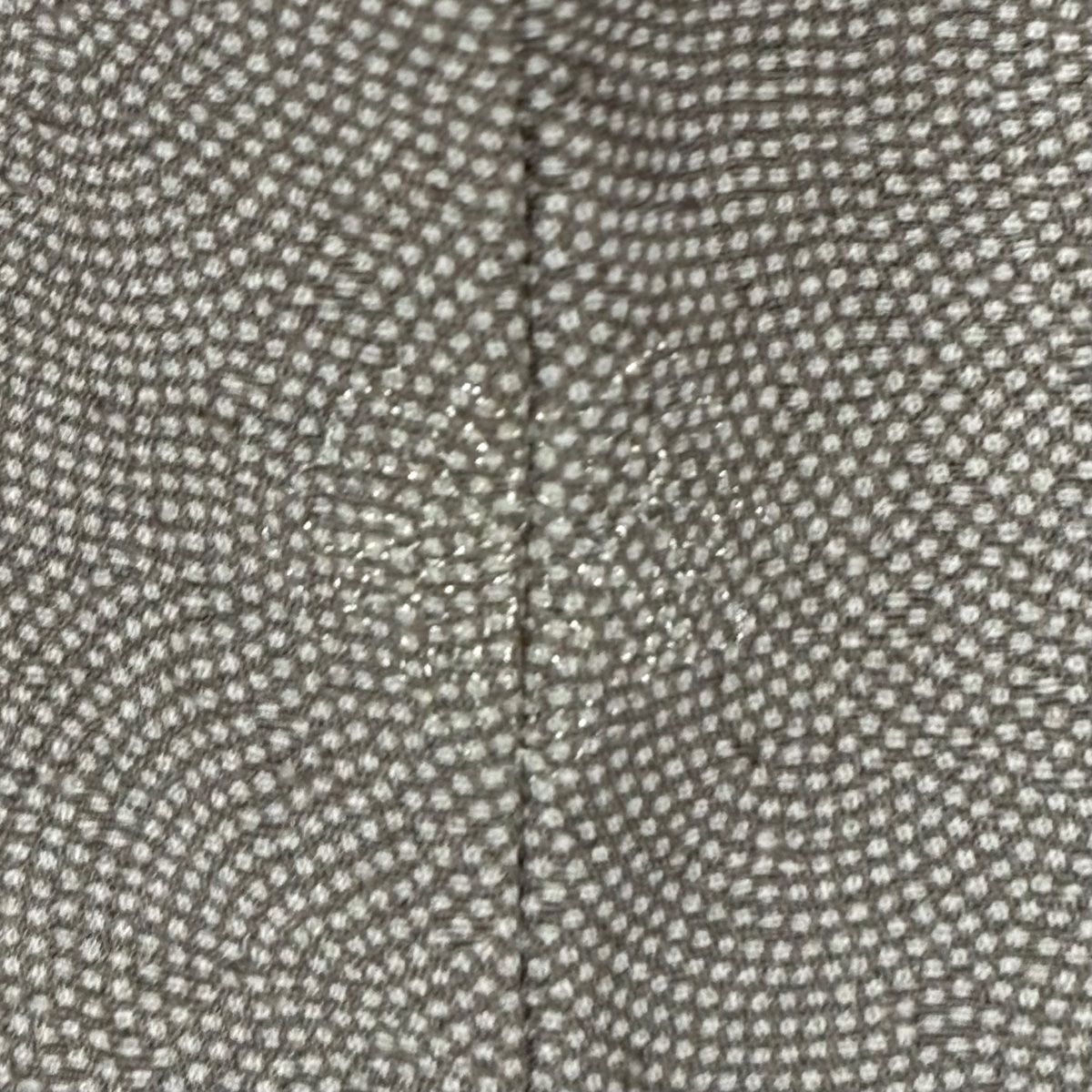 在庫一掃】 江戸小紋 身丈166cm 裄丈65cm M 袷 鮫柄 薄小豆 正絹 名品