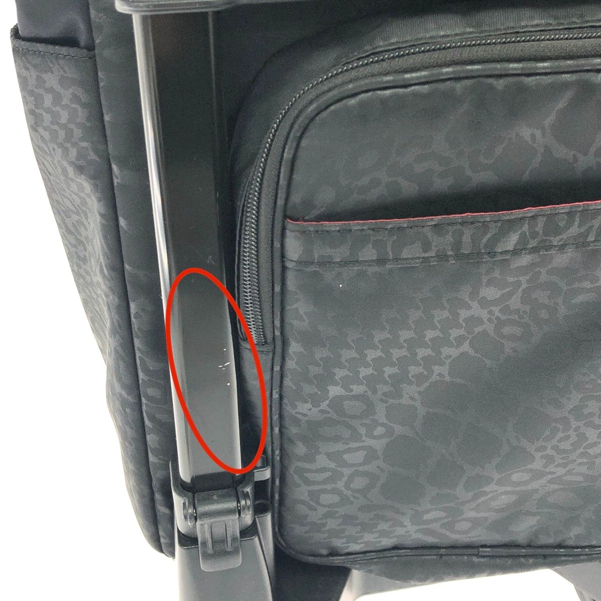 Swany スワニー ショップ キャリーバッグ フリンジ/レオパード柄