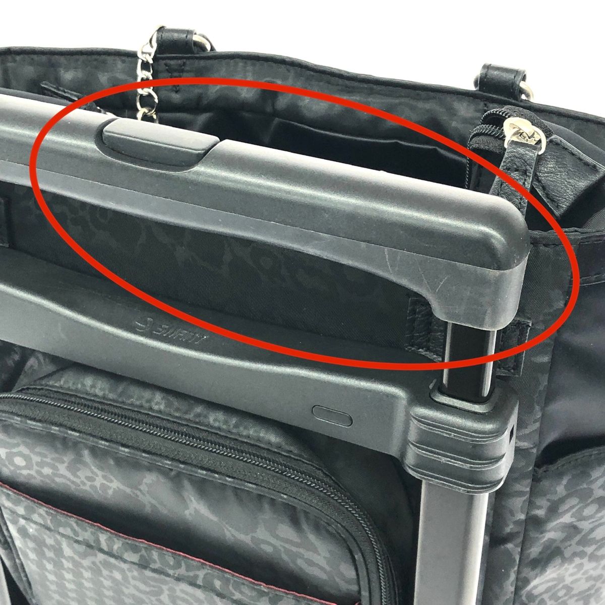 Swany スワニー ショップ キャリーバッグ フリンジ/レオパード柄