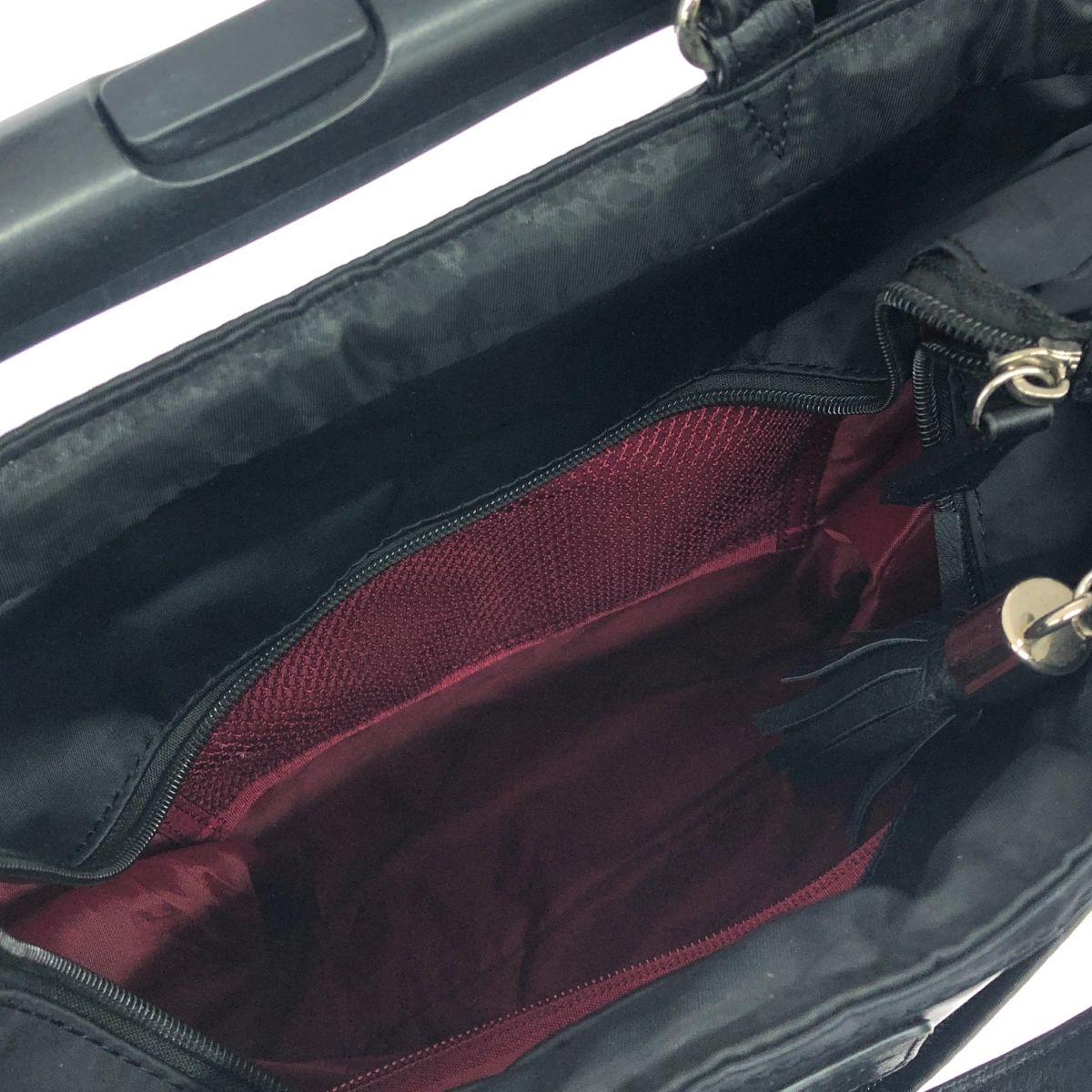 Swany スワニー ショップ キャリーバッグ フリンジ/レオパード柄