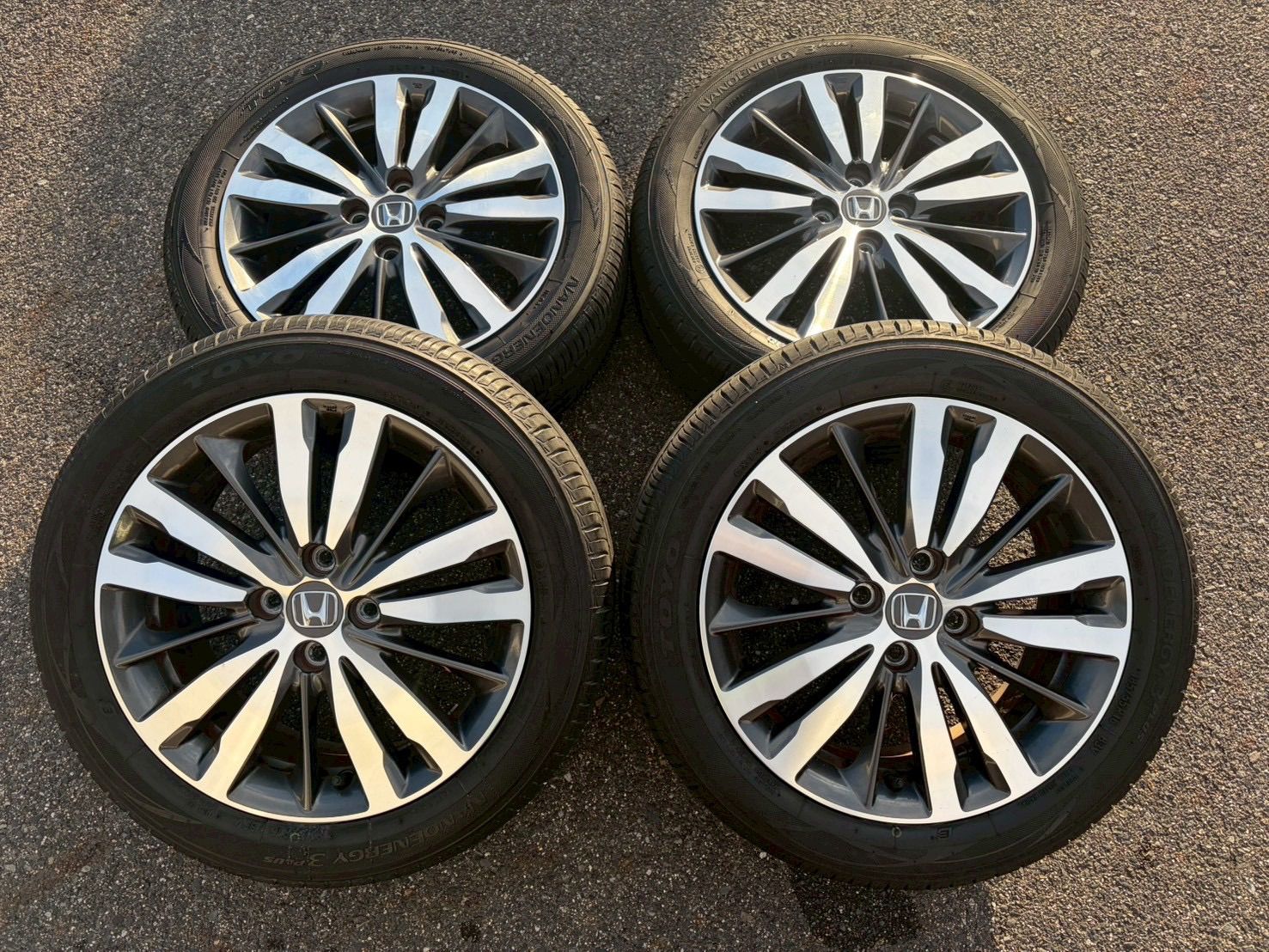 2510 96 1 ホンダ GP 5 GK フィット RS ハイブリッド ホイール タイヤ 4本 16インチ 185 55 R 16 トーヨー ナノエナジー3 2021年 GE シャトル グレイス 流用