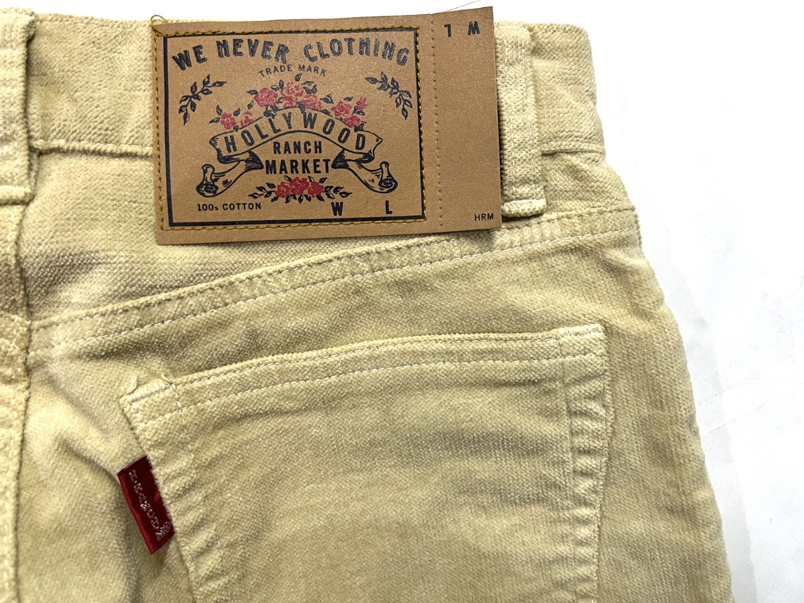  HRM HOLLYWOOD RANCH MARKET ハリウッドランチマーケット ベロアパンツ 聖林公司 ジーンズ KWY カジュアルパンツ パンツ