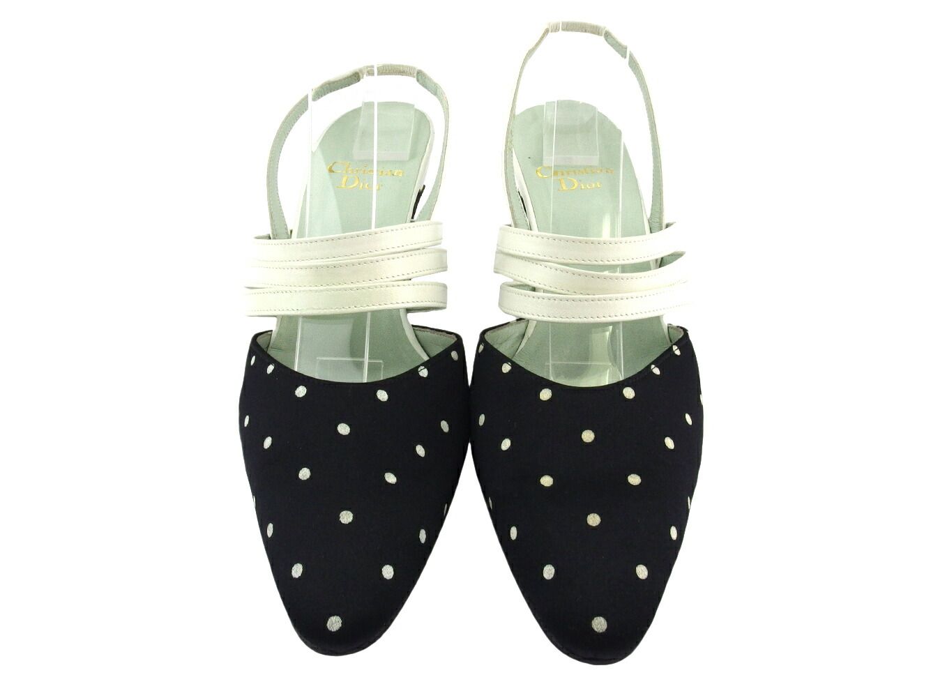 最大30％OFF☆新春セール】ディオール Dior パンプス 水玉 ドット ♯5