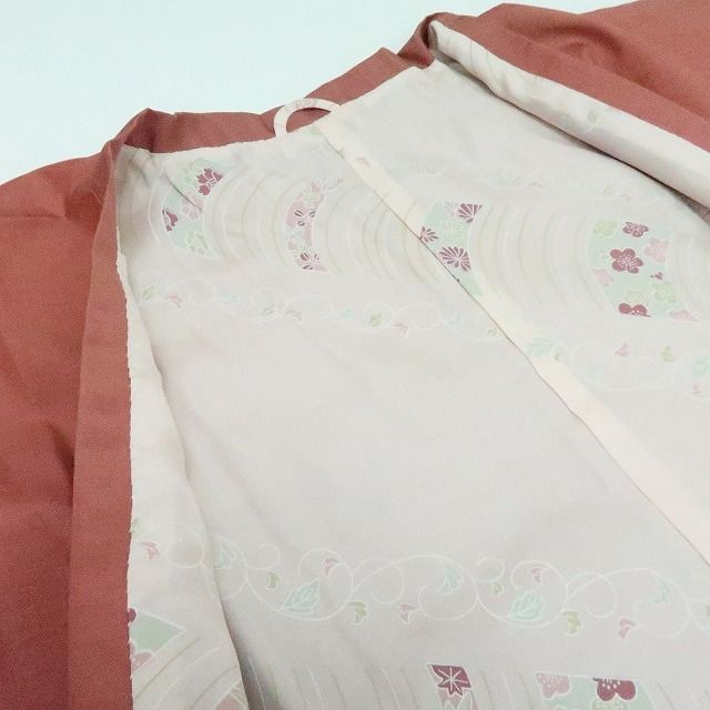  百華 Y 4197 大島紬 仕付け糸付 正絹 道行コート 羽織 着物 浴衣