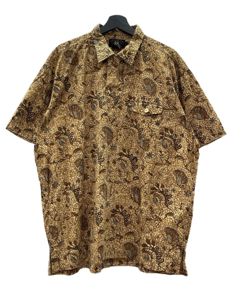 【DOUBLERL】ダブルアールエル ポロシャツ 半袖 ブラウン XS DOUBLERL】ダブルアールエル ポロシャツ 半袖 ブラウン XS