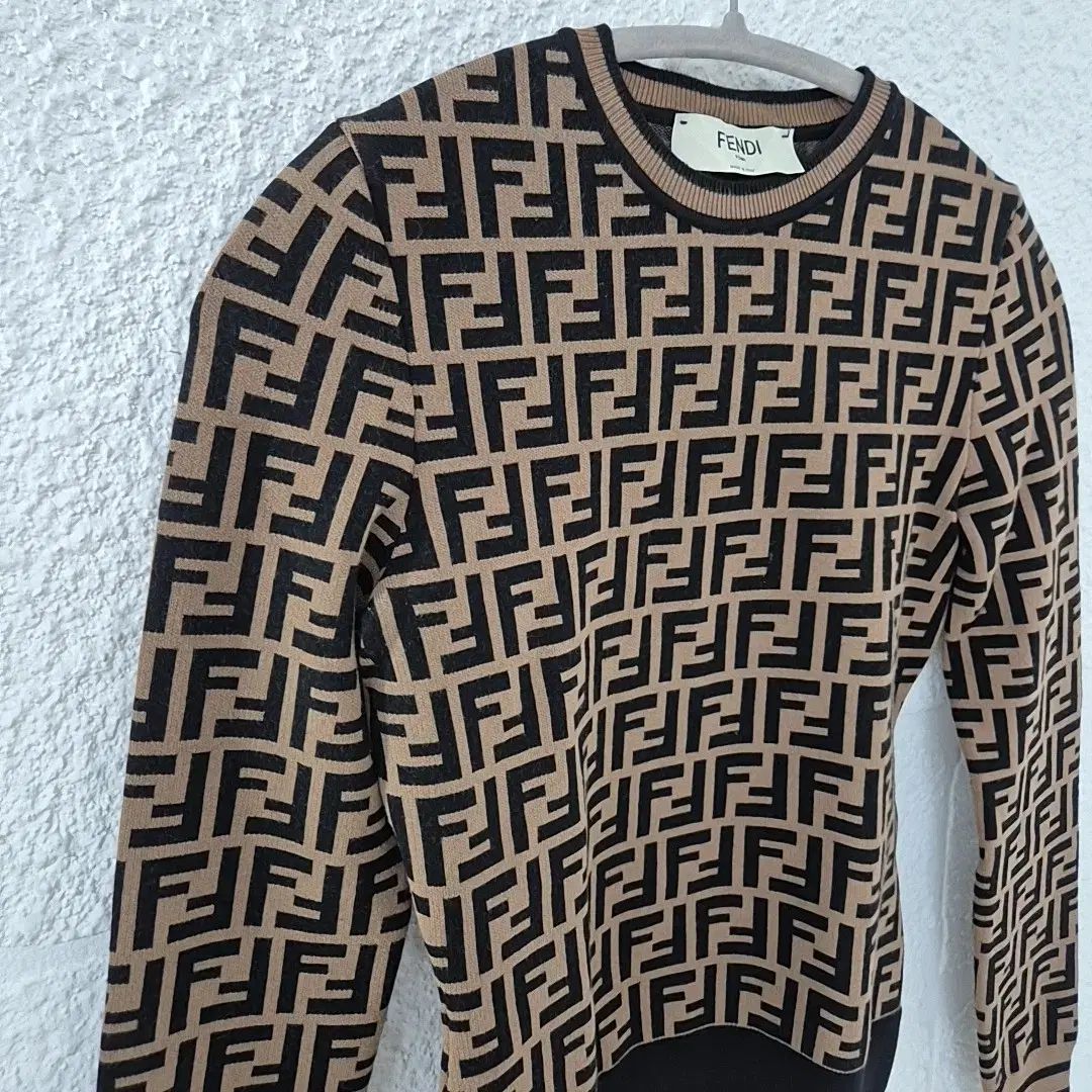 【即完売モデル】フェンディ FFロゴ ニット セーターラウンドネック 人気 即完売モデル】フェンディ FFロゴ ニット セーターラウンドネック 人気