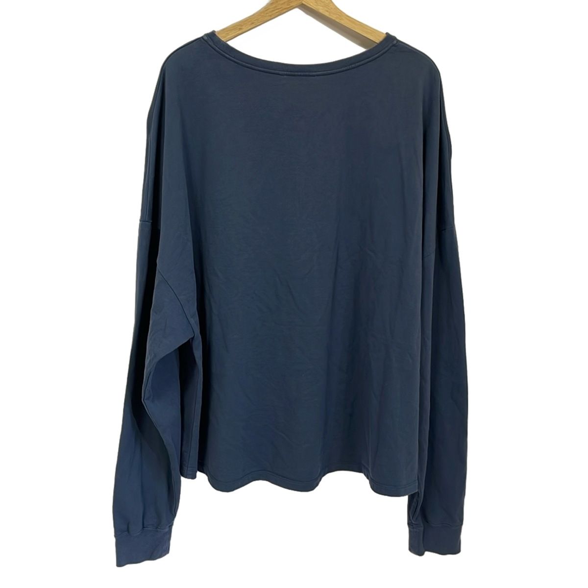 Curensology カレンソロジー 長袖カットソー サイズF レディース - ブルーグレー クルーネック