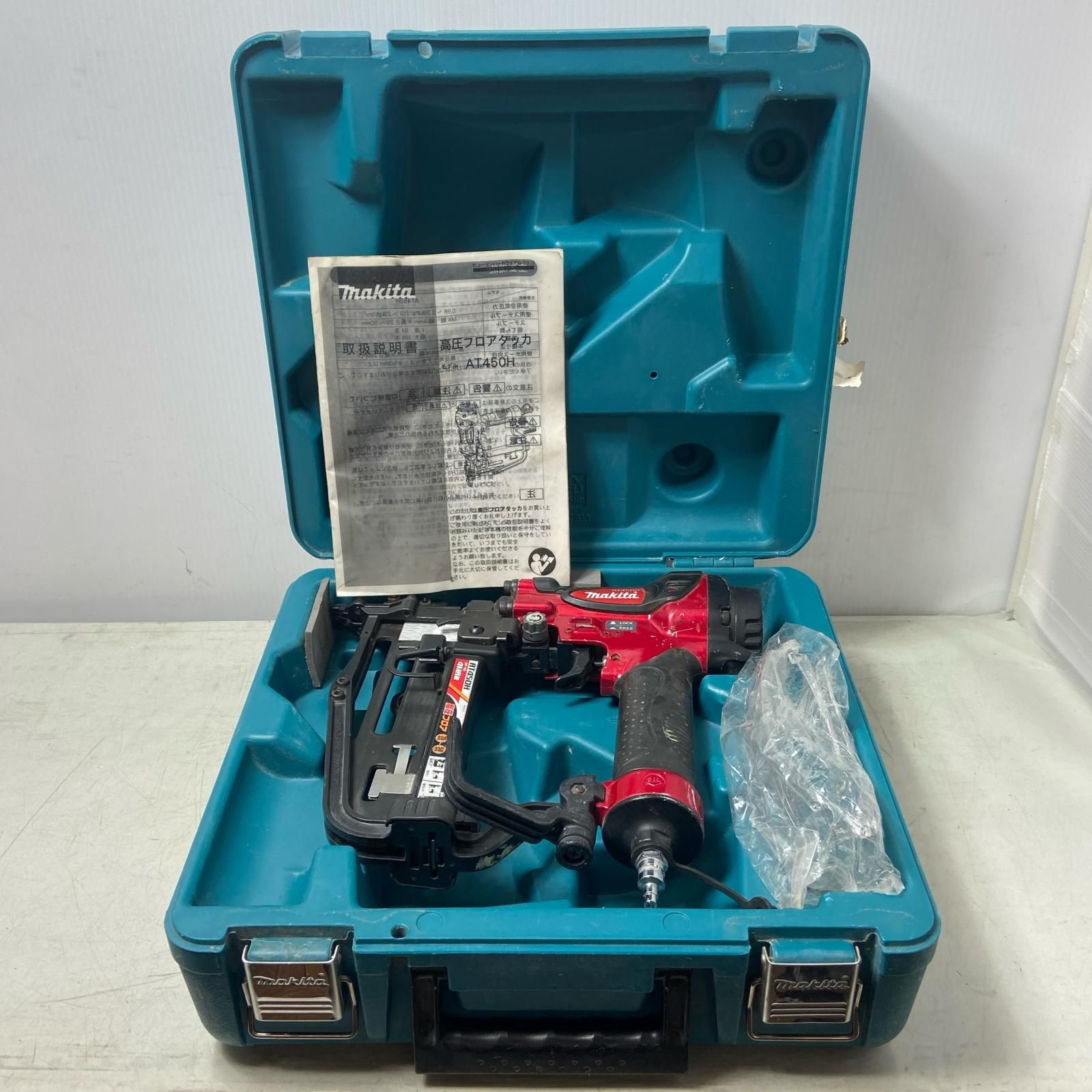 ΦΦMAKITA マキタ AT 450 H 高圧フロアタッカ レッド