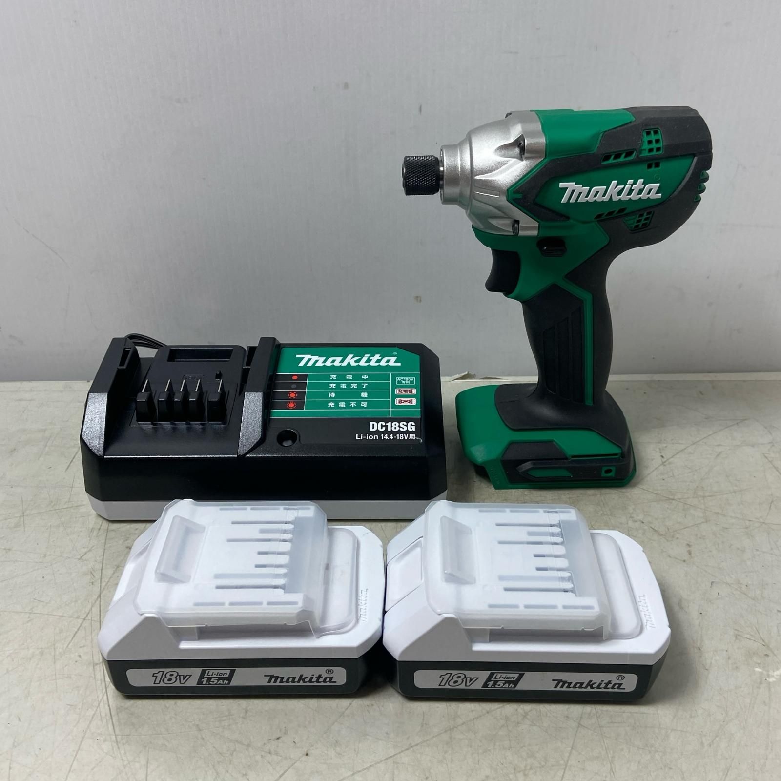 ΦΦMAKITA マキタ １８Ｖ充電式インパクトドライバ ＭＴＤ００２ＤＸ１ グリーン