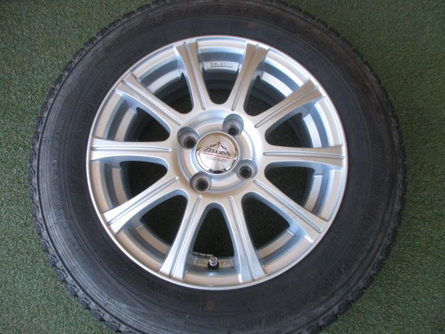 み ゼレーナ 155 80 R 14 スタッドレスタイヤ４本SET サクシード プロボックス NV 150 ADバン