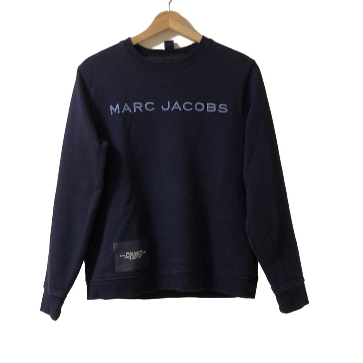 MARC JACOBS マークジェイコブス トレーナー サイズXS レディース ダークネイビー 長袖 刺繍
