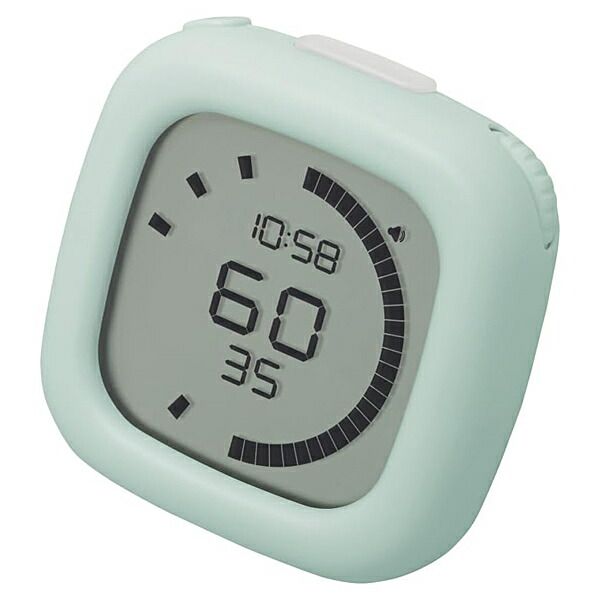 【クロネコゆうパケット】 ソニック 学習タイマー 時っ感タイマー ペースメイク ラップ機能付 スタディタイマー ライトブルー SP-1118-LB スタンド付 SONIC