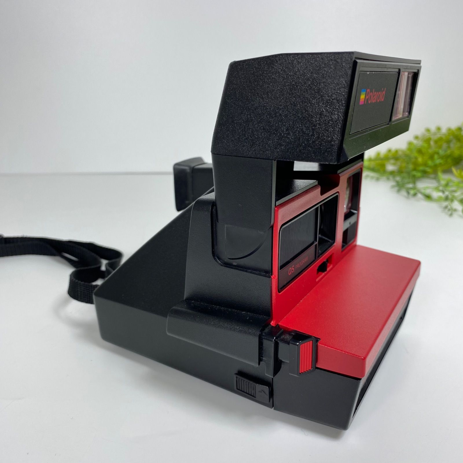 ポラロイド　sc635 Polaroid Sun 635 SE ポラロイド インスタントカメラ 赤黒 ジャンク品