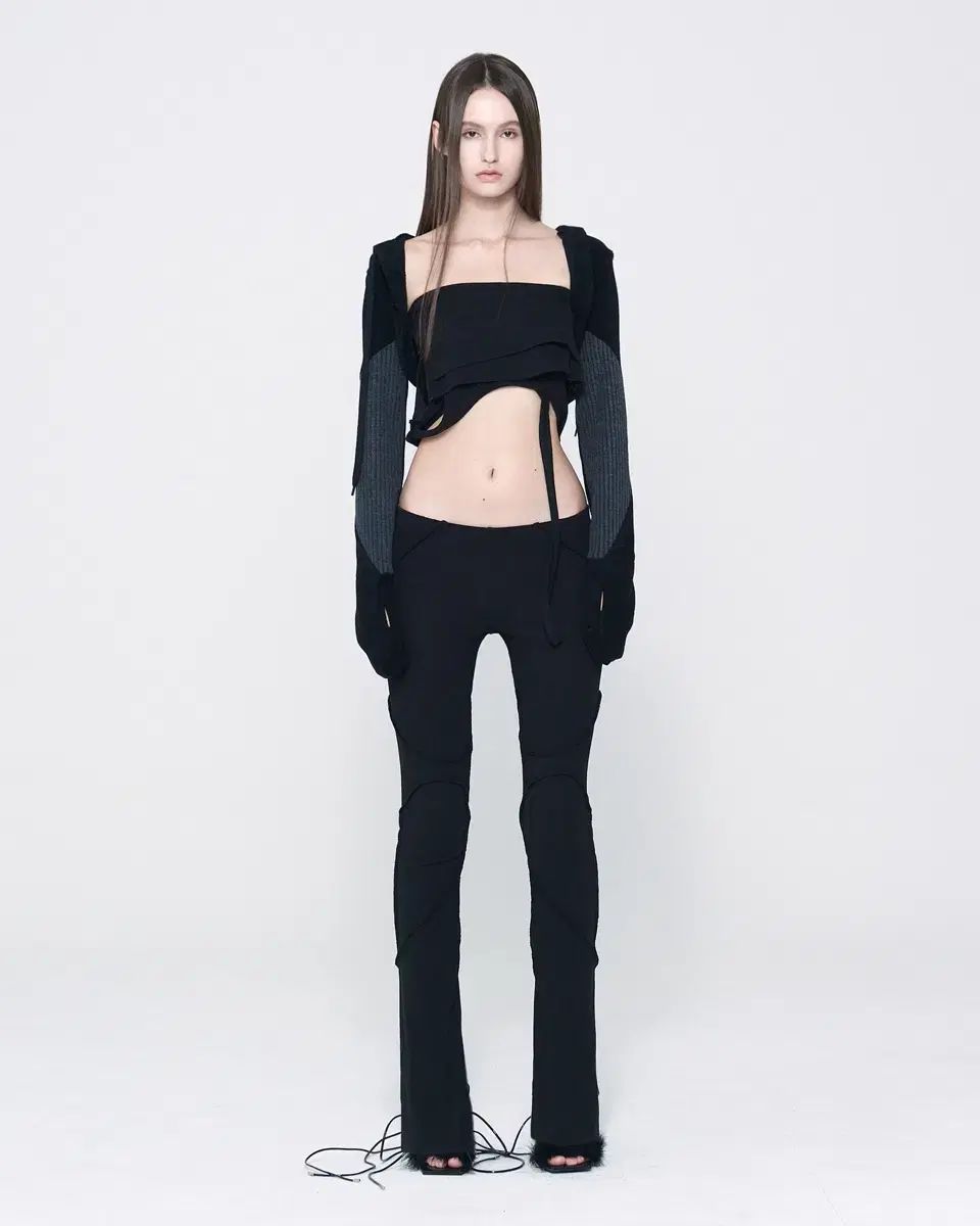 Bonnae 本能 LINE イージーパンツ ブラック