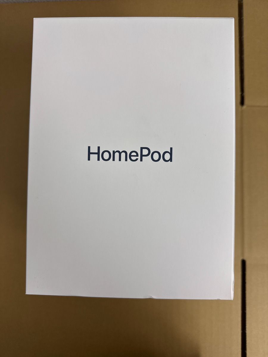 B 0594 箱に凹み有 Apple HomePod ホームポッド MDEW 4 J A 第2世代 ミッドナイト スピーカー