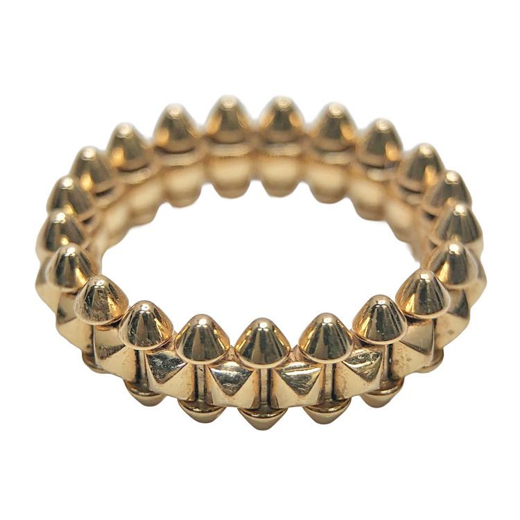 Cartier カルティエ Clash de ring small model クラッシュ ドゥ リング スモールモデル size 50 約10号 指輪 750 PG K 18 ピンクゴールド