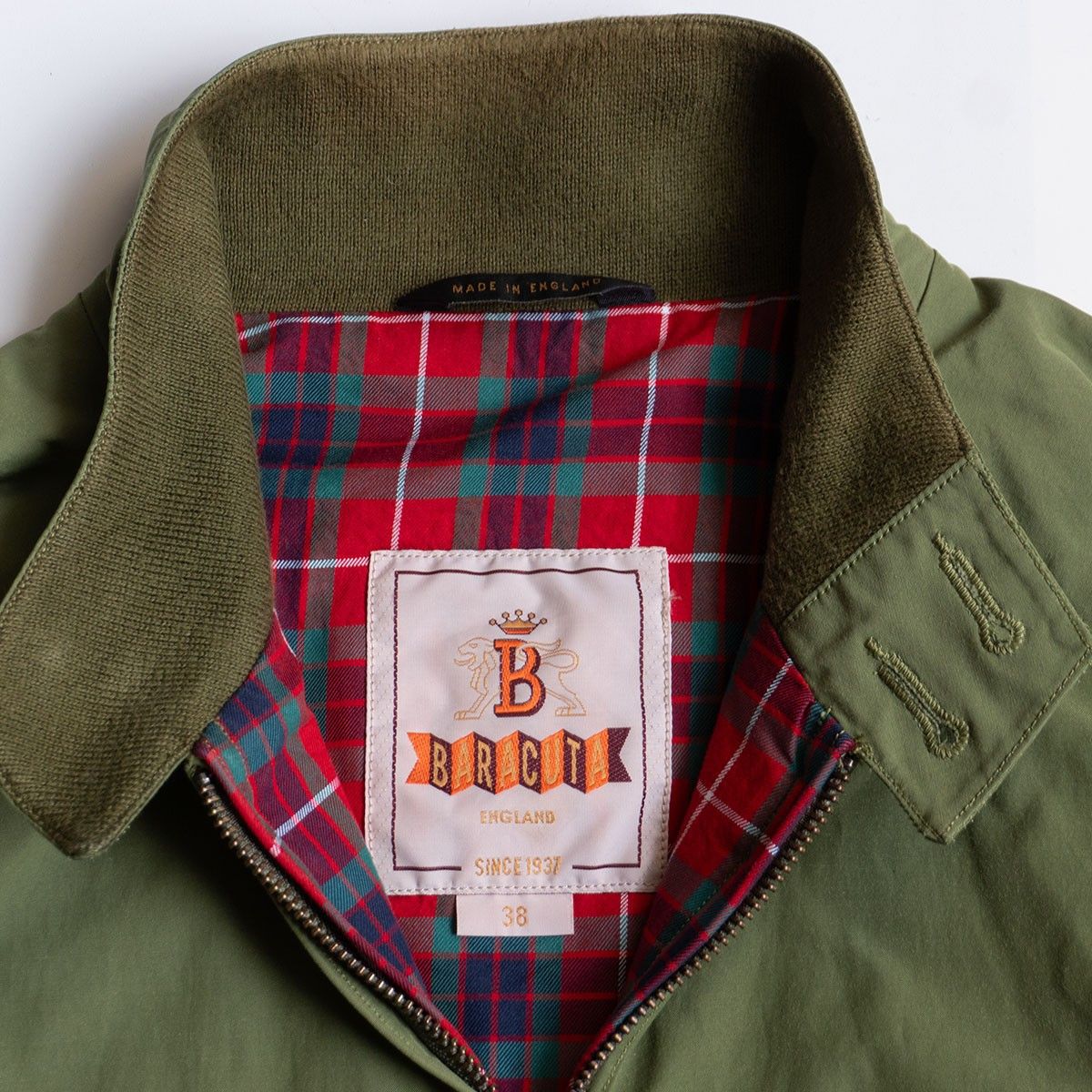美品】 BARACUTA 【G9 スウィングトップ ハリントンジャケット】 38